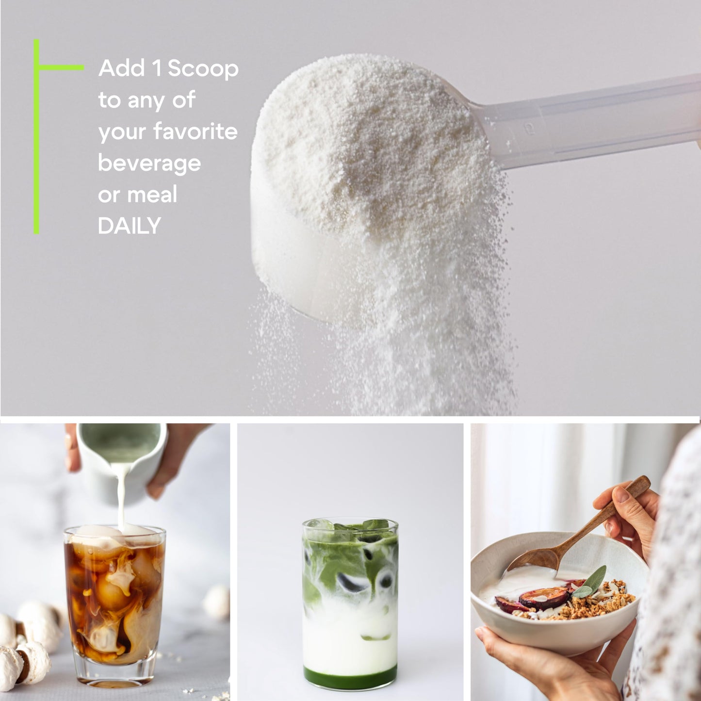 VITAMIN SEASONS Multi Collagen Blend Powder | Women and Men | Hyaluronic Acid + Vitamin C | Hydrolyzed Multi Collagen Peptides | Non-GMO, Gluten-Free, Keto, Paleo | 488g | Made in USA